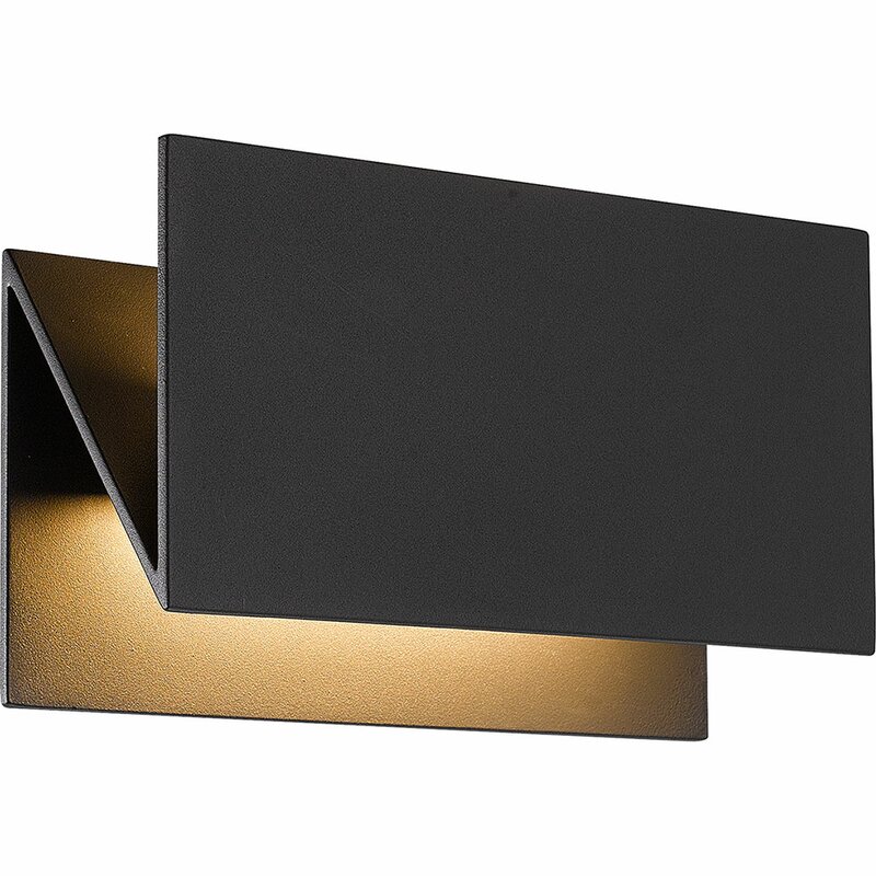 Design-Wandleuchte 3000K schwarz LED € 634lm 15W 119,00 Graphit Indoor/Outdoor,