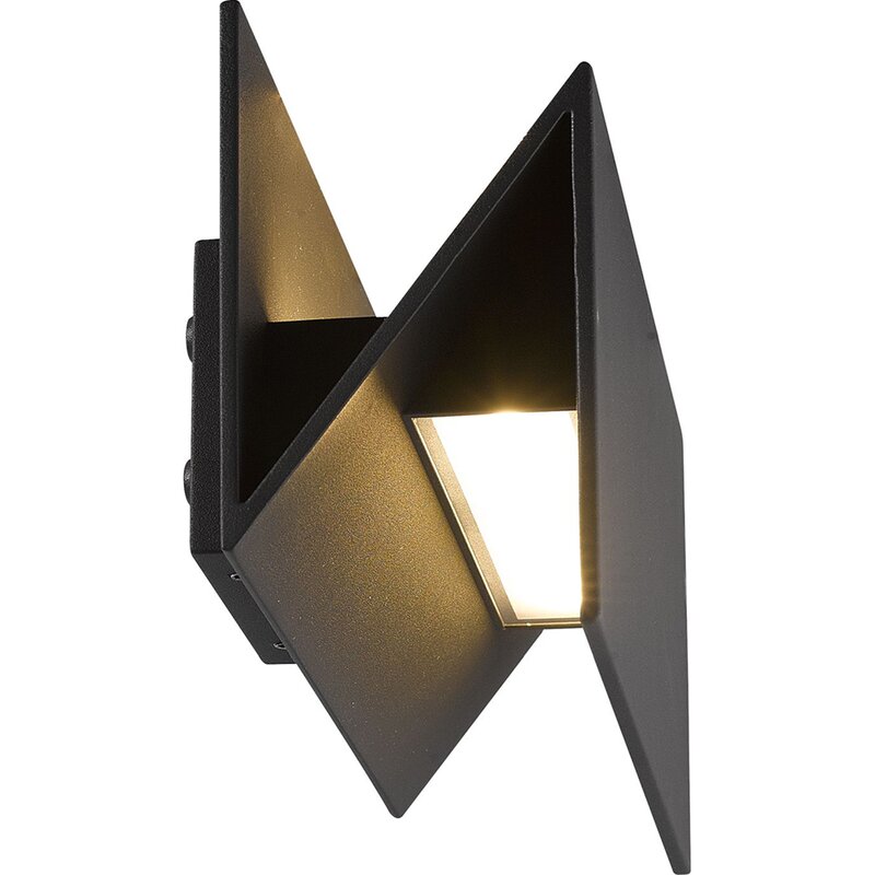 Design-Wandleuchte LED Graphit schwarz 15W 634lm 3000K Indoor/Outdoor,  119,00 €