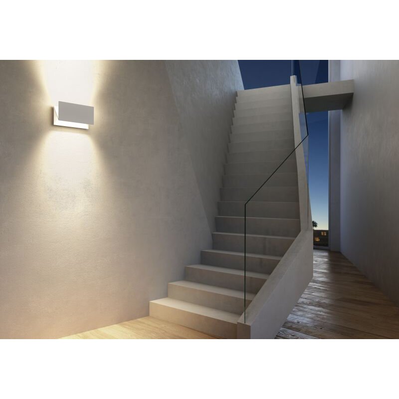 € 634lm 15W schwarz Design-Wandleuchte LED Graphit 119,00 Indoor/Outdoor, 3000K