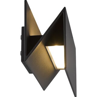 LED Design-Wandleuchte 634lm Indoor/Outdoor, schwarz Graphit € 119,00 15W 3000K