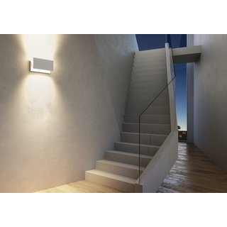 Design-Wandleuchte LED weiß 15W 576lm 3000K Indoor/Outdoor