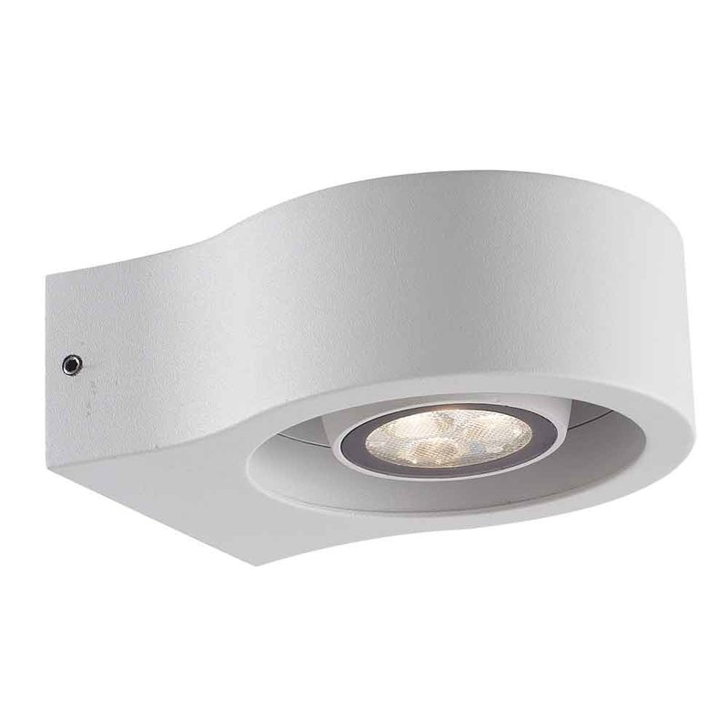 Design-Wandleuchte LED weiß 3 x 2W 218lm 3000K Indoor/Outdoor