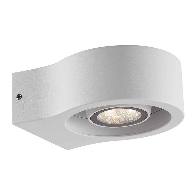 LED 2W Indoor/Outdoor 3 Design-Wandleuchte weiß 3000K x 218lm