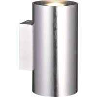 LED Wall Light Stainless Steel 2 x 7W 890lm 3000K...