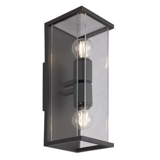 Design-Wandleuchte Graphit 2xE27 Indoor/Outdoor