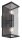 Design-Wandleuchte Graphit 2x E27 Indoor/Outdoor