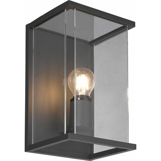 Design-Wandleuchte Graphit 1xE27 Indoor/Outdoor