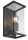 Design-Wandleuchte Graphit 1x E27 Indoor/Outdoor mit Sensor