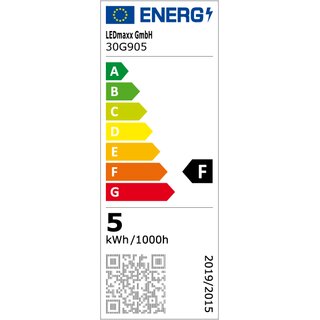 LED Leuchtmittel G9 4,5W 430lm 3000K warmwei