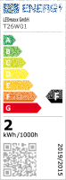 LED Leuchtmittel T26 Röhre Kühlschrank 2W = 16W...