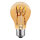 LED Spiral Filament Birnenform 3W 100lm E27 Gold klar extra warmweiß 1800K Dimmbar