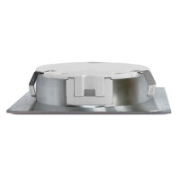 LED Möbeleinbauleuchte Downlight 6W 230V 35° Warmweiß 2700K 450lm 82mm eckig