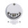 LED Recessed Furniture Downlight 6W 230V 35° Daylight 6500K 450lm Ø82mm