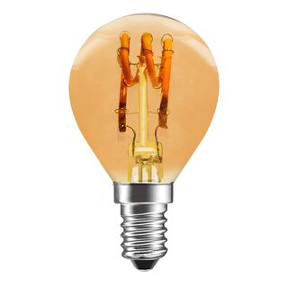 LED Spiral Filament Tropfen 3W E14 klar extra warmweiß...