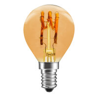 LED Spiral Filament Drop 3W 100lm E14 Clear Extra Warm...