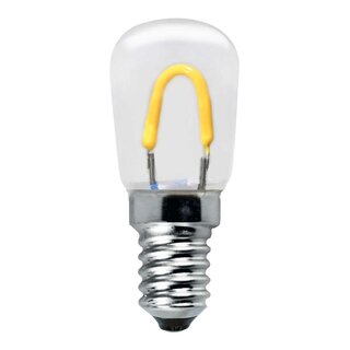 LED Curved Filament Rhre T22 0,85W E14 klar 55lm extra warmwei 2400K