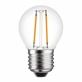 10 x LED Filament Kerze Windstoß 1W fast wie 15W klar E14 100lm Glühlampe warm
