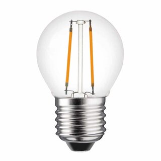 LED Filament Tropfen 1W = 15W 100lm E27 klar warmweiß 2700K