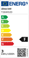 LED Leuchtmittel T26 Röhre Kühlschrank 3W E14...