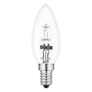 Eco Halogen Kerze 42W E14 klar warmweiß dimmbar