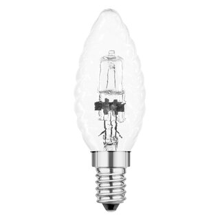 Halogen Kerze 18W = 23W 209lm E14 klar gedreht warmwei dimmbar