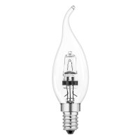 Halogen Windstoß Kerze 18W = 23W 209lm E14 klar...