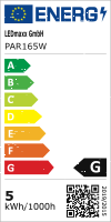 LED Glass Reflector PAR16 5W 350lm E14 Warm White 2700K...