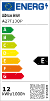 LED Filament Bulb 12W 1450lm E27 Opal Warm White 2700K