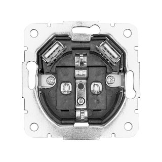 2xUSB Schutzkontakt-Steckdose 2800mA Reinwei