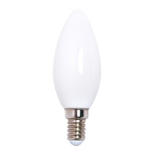 LED Filament Kerze 4W = 40W 470lm E14 opal warmwei 2700K