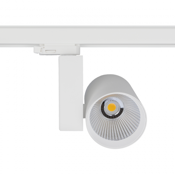 3-Phasen LED Schienenstrahler HPO1 weiß 35W 3500lm 3000K 5 Jahre Garantie