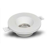 Gipseinbauleuchte Rund Ø130mm GU10 max. 35W
