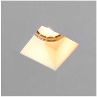 Adjustable Square Recessed Plaster Light 80x80mm GU10...