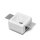 Adjustable Square Recessed Plaster Light 80x80mm GU10 max. 35W