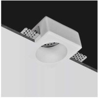 Gipseinbauleuchte Rund Verstellbar Ø80mm GU10 max. 35W