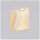 Square Recessed Plaster Wall Light with Structure 170x142mm LED 1W 3000K