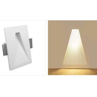 Gipswandeinbauleuchte Konisch 250x180x45mm LED 1W 3000K