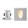 Oval Recessed Plaster Wall Light 230x145x55mm LED 1W 3000K