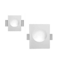 Large Round Recessed Plaster Wall Light 350x290x78mm GU10...