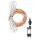 LED Copper Wire Set 20m 200 LEDs Warm White with Remote Control