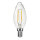 LED Filament Kerze gedreht 2,5W = 25W 250lm E14 klar warmweiß 2700K