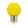 LED-Lampe in Tropfenform Kunststoff 2W gelb