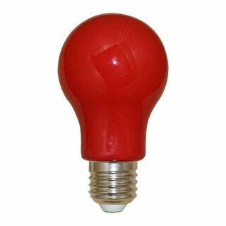 LED-Lampe in Glhlampenform Kunststoff 3W rot 240lm