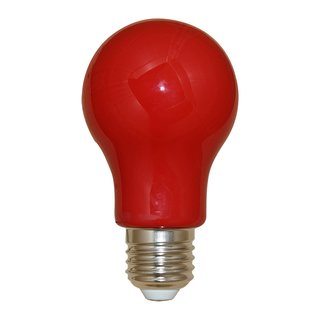 LED-Lampe in Glühlampenform Kunststoff 3W rot 240lm