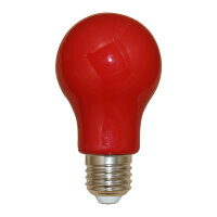 LED-Lampe in Glühlampenform Kunststoff 3W rot 240lm