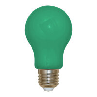 LED-Lampe in Glühlampenform Kunststoff 3W grün...