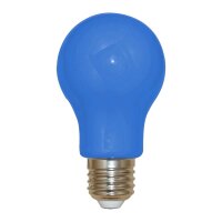 LED-Lampe in Glühlampenform Kunststoff 3W blau 240lm