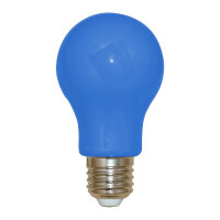 LED-Lampe in Glühlampenform Kunststoff 3W blau 240lm