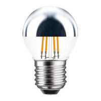 LED Filament Drop 4W 360lm E27 Head Mirror Silver Warm...
