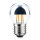 LED Filament Drop 4W 360lm E27 Head Mirror Silver Warm White 2700K